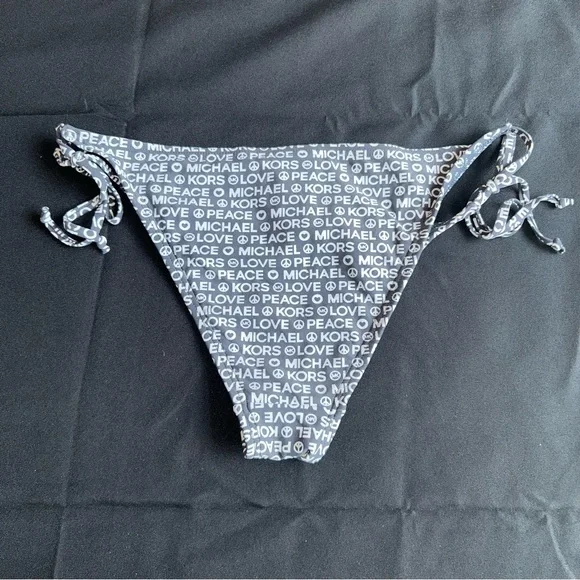 Micheal Kors Peace Love Bikini Bottoms Size Large - Picture 5 of 5